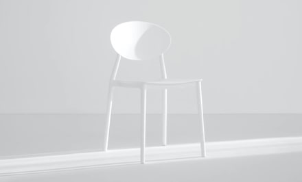 Very bright image of a chair